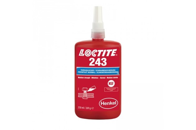 Loctite 243 - 250 ml, středněpevnostní