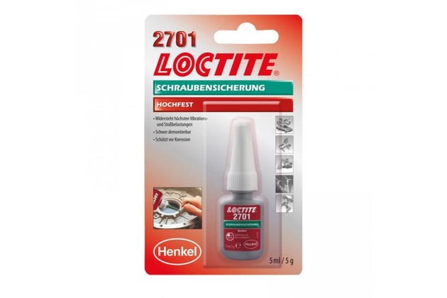 Loctite 2701 - 5 ml, vysokopevnostní