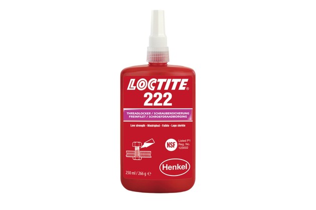 Loctite 222 - 250 ml, nízkopevnostní