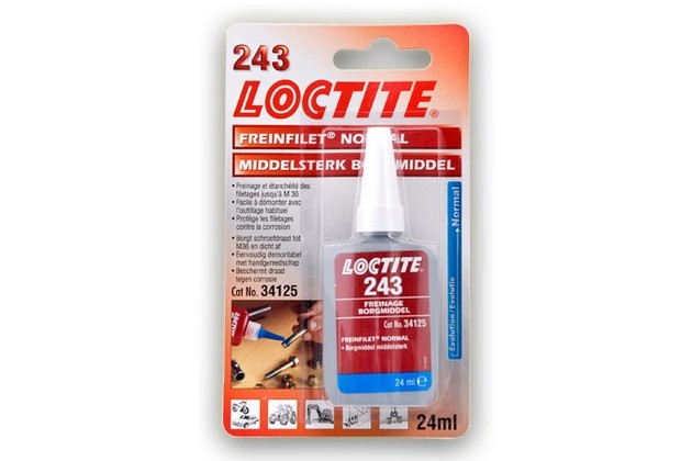 Loctite 243 - 24 ml, středněpevnostní