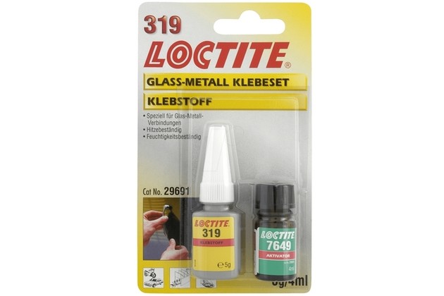 Loctite AA 319/7649 - 5 g/4 ml sada lepidlo sklo - kov