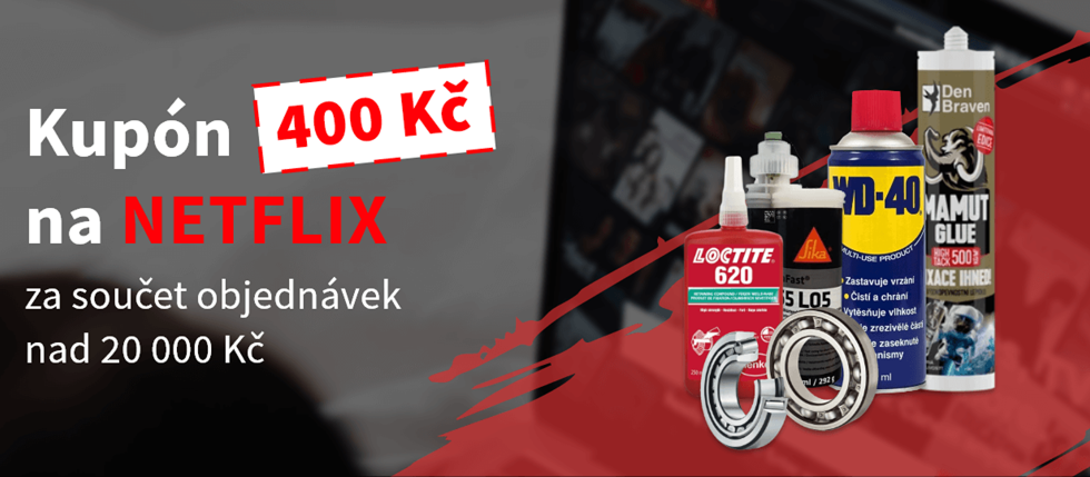 Získejte za nákupy 400Kč kupón na Netflix